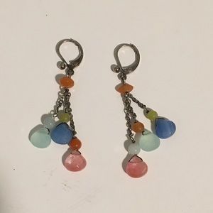 Talbots multicolored dangling earrings